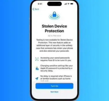 金口河苹果授权维修店分享被盗设备保护功能开启方法 