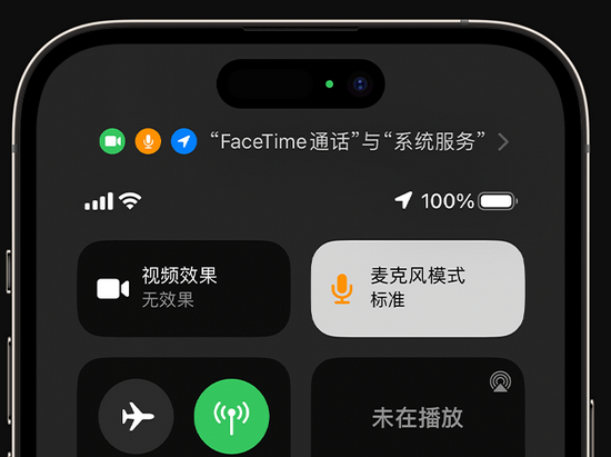 金口河苹果授权维修网点分享iPhone在通话时让你的声音更清晰 