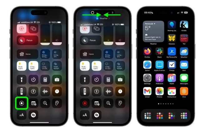 金口河苹果手机维修分享iPhone14录屏如何隐藏灵动岛和红色指示器 