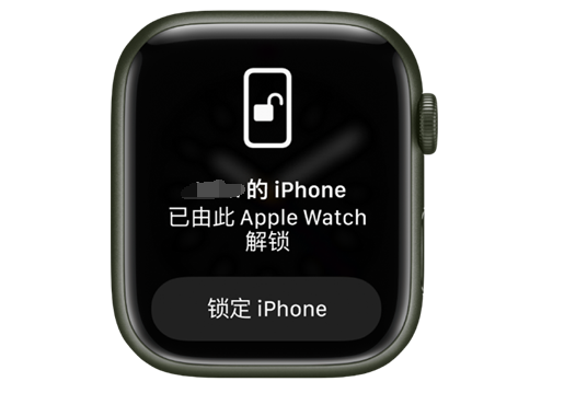 金口河苹果手机维修分享用 AppleWatch 解锁配备面容 ID 的 iPhone方法 